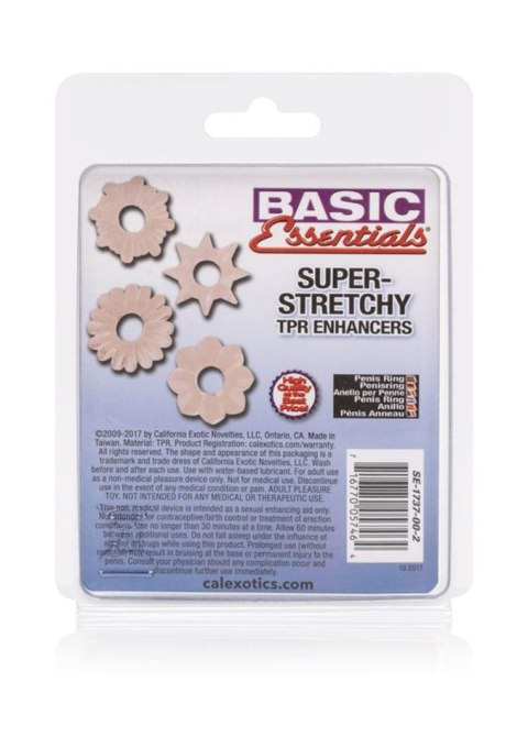 Basic Essentials 4 Pack Transparent CalExotics