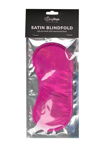 Maska-Pink Satin Eye Mask Easytoys