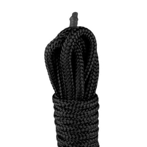Wiązania-Black Bondage Rope - 10m Easytoys
