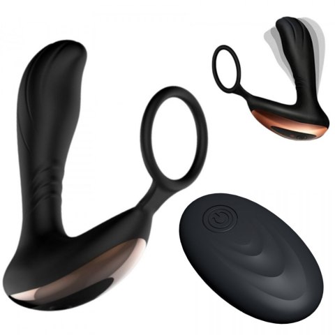 Stymulator-Prostate Massager with Ring USB 10 Function / Remote Control B - Series Magic