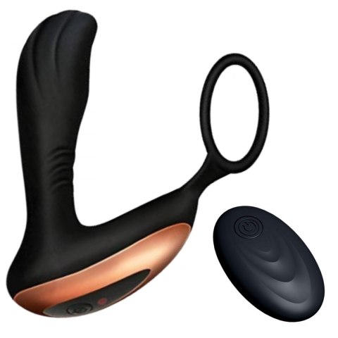 Stymulator-Prostate Massager with Ring USB 10 Function / Remote Control B - Series Magic