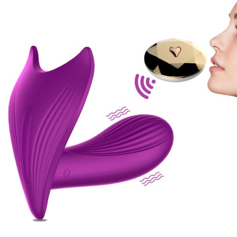 Stymulator-Silicone Panty Vibrator USB 10 Function / Heating / Voice Control B - Series Fox