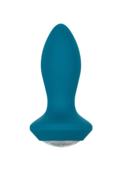 Vibrating Petite Crystal Probe Blue CalExotics