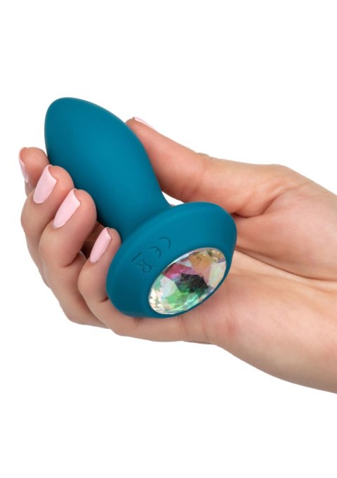 Vibrating Petite Crystal Probe Blue CalExotics