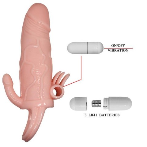 BAILE - BRAVE MAN SKIN 6,69"" MULTI-SPEED vibration BAILE