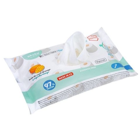 A0030 PAPIER TOALETOWY NAWILŻANY 50SZT