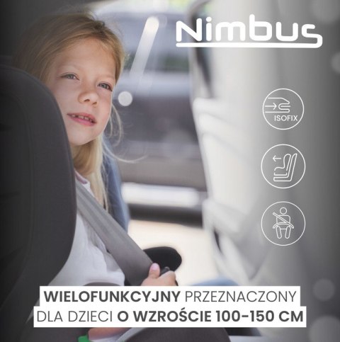 FOTELIK NIMBUS I-SIZE 4-12 NAVY (100-150cm)