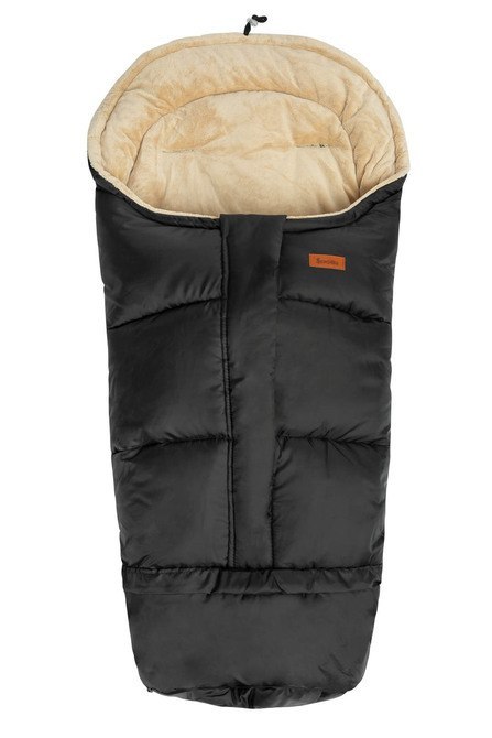 ŚPIWOREK COMBI 3w1 MINKY BLACK/BEIGE