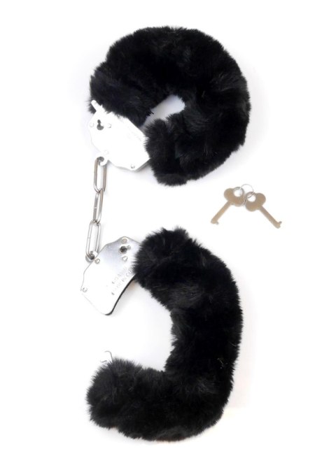 Kajdanki Fetish B - Series- Furry Cuffs Black Fetish B - Series