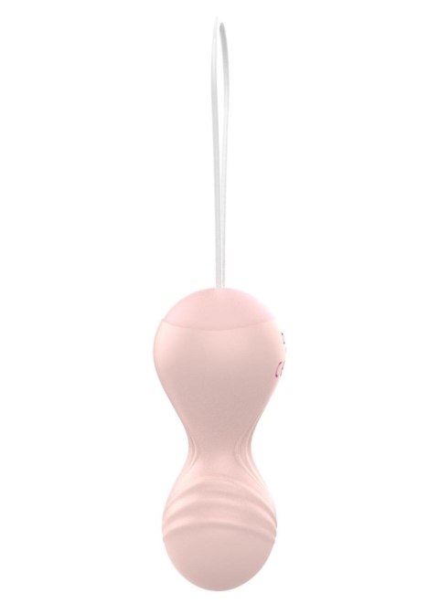 Kulki-Vibrating Silicone Kegel Balls USB 10 Function / Remote control -Flesh B - Series Magic