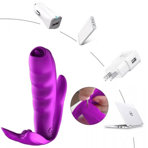 Stymulator-Silicone Panty Vibrator USB 7 Function / Heating B - Series Fox