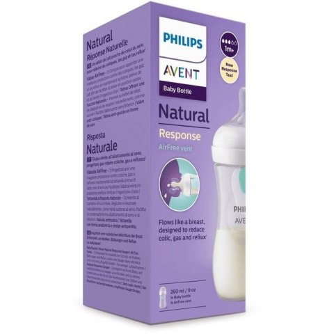 SCY673/82 BUTELKA RESPONSYWNA NATURAL Z WENTYLEM AIR FREE 26ML MIŚ