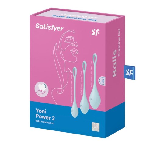 Zestaw - Yoni Power 2 (light blue) Satisfyer