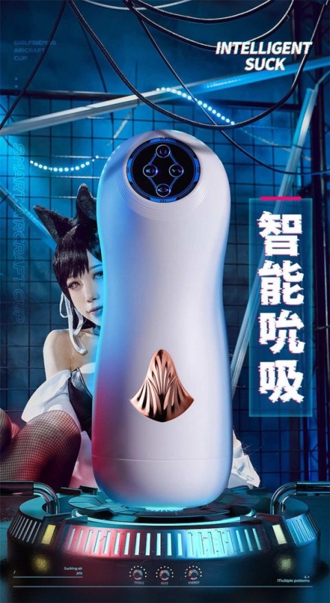 PleasureCup 8 Vibes + Power Suction + Interactive Voice B - Series Cute