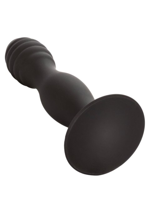 Ribbed Anal Stud Black CalExotics
