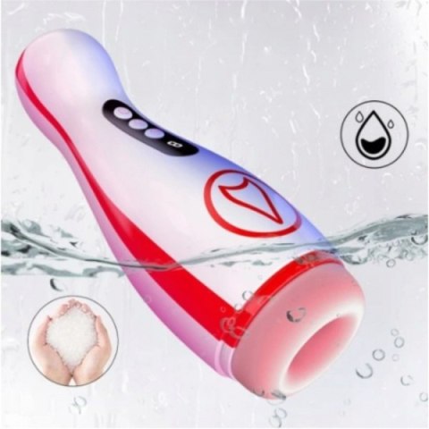 Masturbator - Vibrating Masturbation Cup , 7 Suction Power, 7 Vibration Setting B - Series Fox