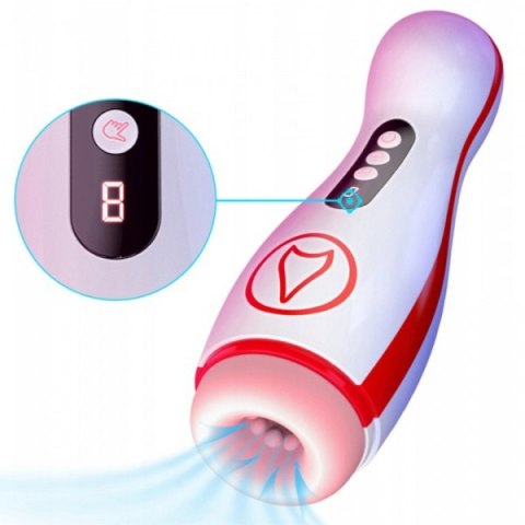 Masturbator - Vibrating Masturbation Cup , 7 Suction Power, 7 Vibration Setting B - Series Fox