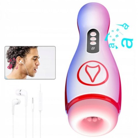 Masturbator - Vibrating Masturbation Cup , 7 Suction Power, 7 Vibration Setting B - Series Fox