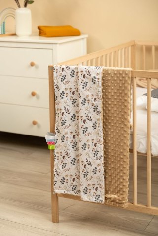 LEKKI KOCYK MINKY 75x100 CAPPUCCINO GAŁĄZKI