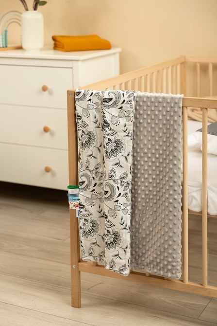 LEKKI KOCYK MINKY 75x100 SZARY FOLK