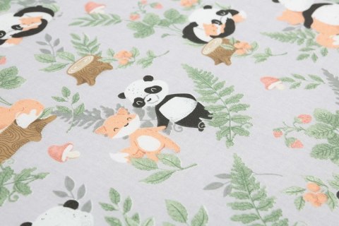 WKŁAD DO ŁÓŻECZKA PANDA I LIS 120X60