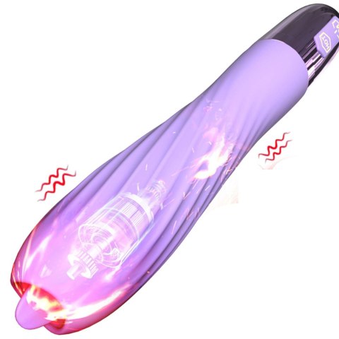 Wibrator-Silicone Vibrator USB, 10 vibration modes, Heating B - Series Fox