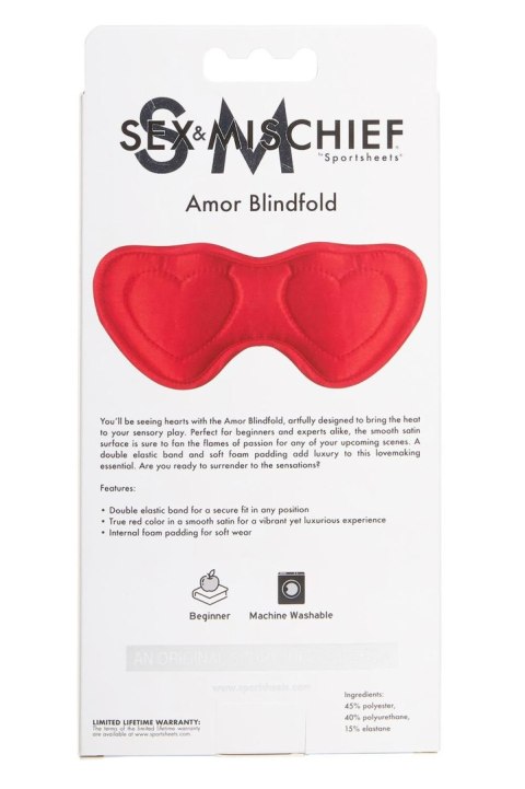 SPORTSHEETS SM AMOR BLINDFOLD Sportsheets
