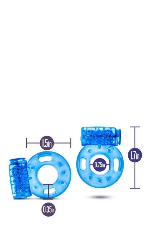 STAY HARD VIBRATING COCK RINGS 2PACK Blush