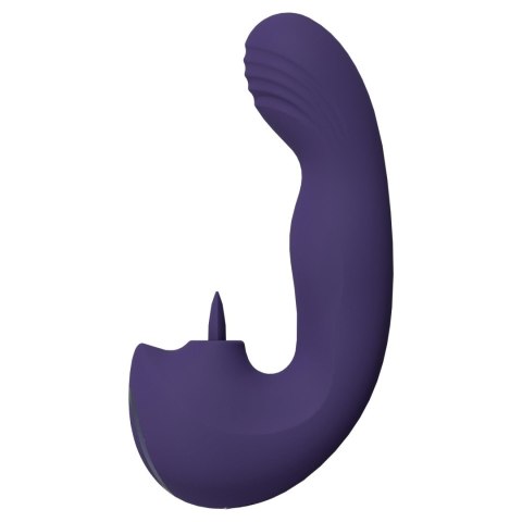 VIVE - Yumi - Rechargeable Triple Motor - G-Spot Finger Motion Vibrator and Flickering Tongue Stimul Vive
