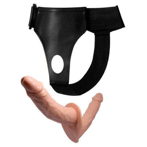 BAILE -STRAP ON DOUBLE DILDOS, 7.1''+5.9'' BAILE