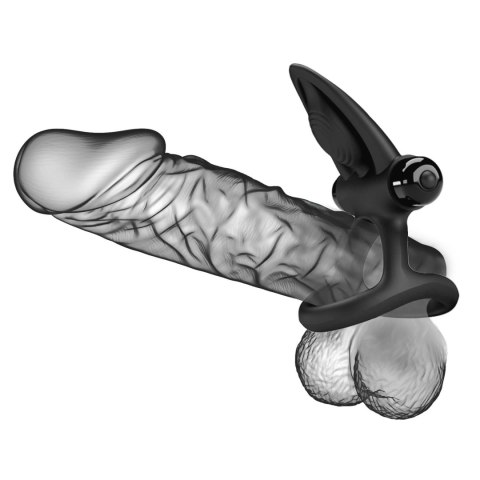PRETTY LOVE - VIBRATION COCK RING Black, 10 vibration functions Pretty Love