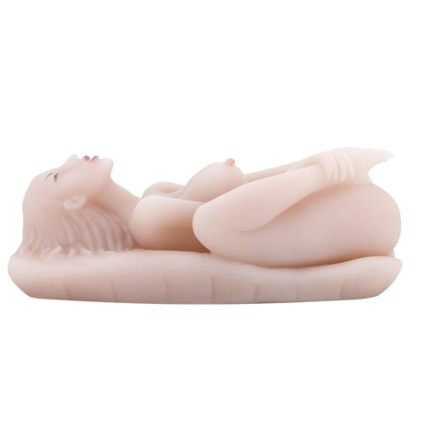 BAILE - Masturbator toy, TPR, double vibrating egg with voice, tighten,shrink 3AAA batteries BAILE