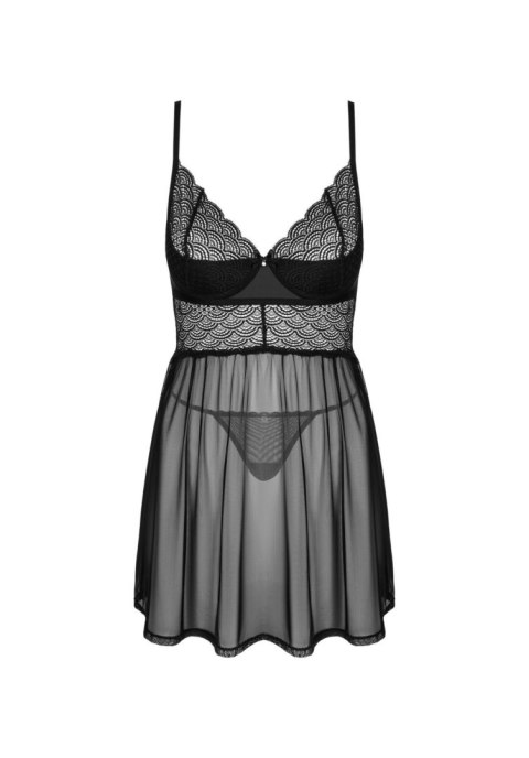 Chemeris babydoll i stringi XS/S Obsessive