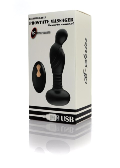 Stymulator - Striking prostate massager - USB 10 Functions / Remote Control B - Series Magic