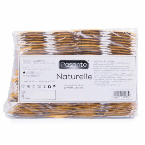Pasante Naturelle Condoms Bulk Packs 144 pcs Pasante