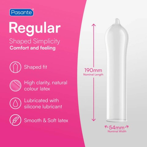 Pasante Regular Condoms Bulk 144 pcs Pasante