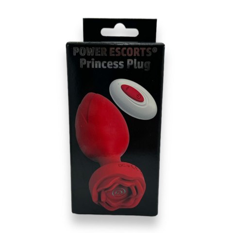 Plug - Remote Rose Design Plug - USB Rechargeable - 10 Functions - Two Colors Power Escorts
