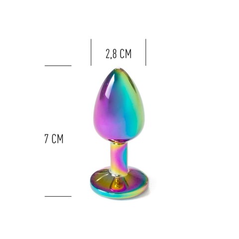 RAINBOW METAL BUTT PLUG S Secret Play