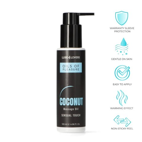 Oils of Pleasure - Coconut Massage Oil 120 ml Lube4lovers
