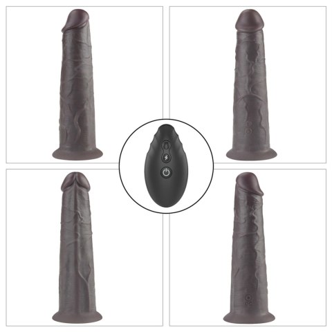 8.0'' Dual Layered Platinum Silicone Rotator Lovetoy