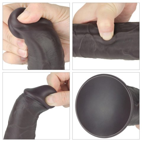 8.0'' Dual Layered Platinum Silicone Rotator Lovetoy