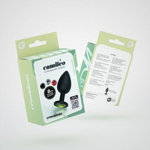 CRUSHIOUS CAMILEO REGULAR ANAL PLUG WITH 4 INTERCHANGEABLE JEWELS Crushious