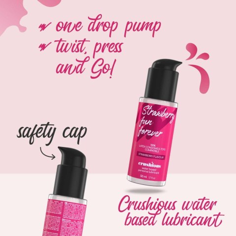 CRUSHIOUS STRAWBERRY FLAVOURED LUBRICANT 50 ML Crushious
