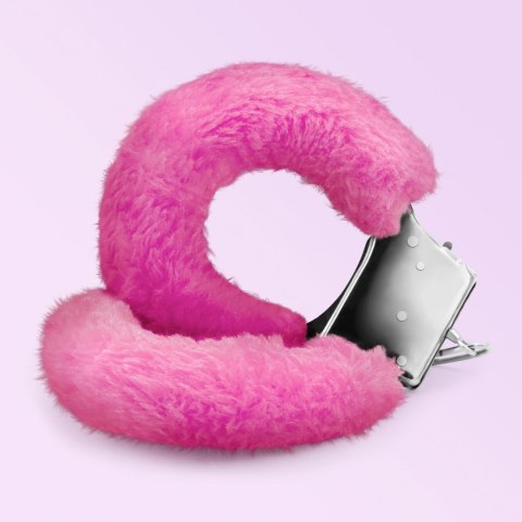 LOVE CUFFS FURRY HANDCUFFS CRUSHIOUS PINK Crushious