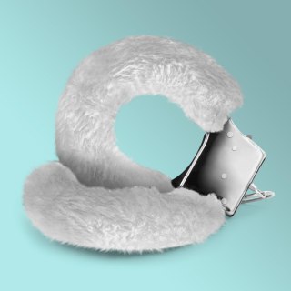 LOVE CUFFS FURRY HANDCUFFS CRUSHIOUS WHITE Crushious