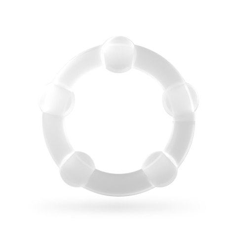 TRIPLE BEAD COCKRING SET CLEAR CRUSHIOUS Crushious
