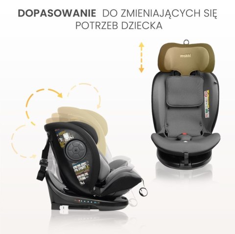 FOTELIK MOKKI I-SIZE GREY (40-150)