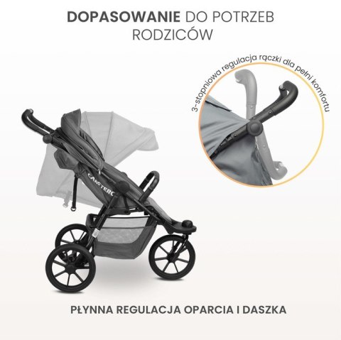 WÓZEK SPACEROWY LIMA BLACK