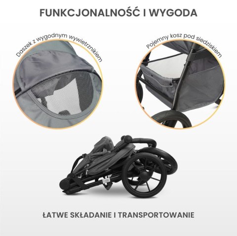 WÓZEK SPACEROWY LIMA BLACK