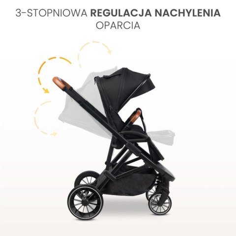 WÓZEK SPACEROWY RATIO DARK GREY